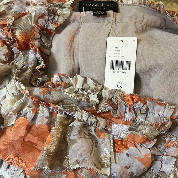 Anthropologie Current Air Ruffled Floral Mini Dress - Picture 15 of 16